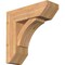 Ekena Millwork Thorton Slat Smooth Bracket w/ Offset Brace, Western Red Cedar, 7 1/2"W x 22"D x 22"H BKT0806X22X22THR06SWR - alternate 1
